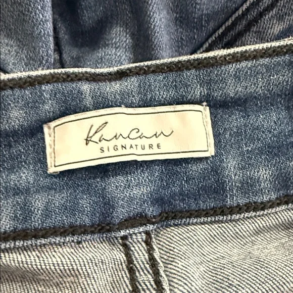 KanCan Mid-Rise Ankle Skinny Blue Distressed Jeans - Picture 8 of 9